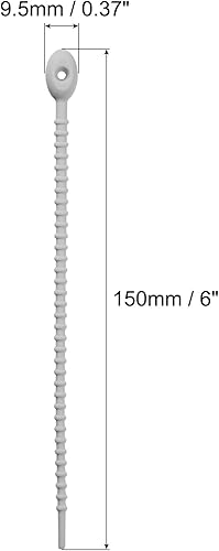 Miniatura 2 de MECCANIXITY Paquete de 30 bridas de silicona reutilizables de 6 pulgadas para el hogar, oficina, cocina, organizador de bolsas de alimentos, gestión