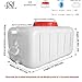 WAZHOU Water Tank Camping Water Storage Carrier Jug Thick Plastic Water Storage Container Portable Home Storage Bucket(48L)