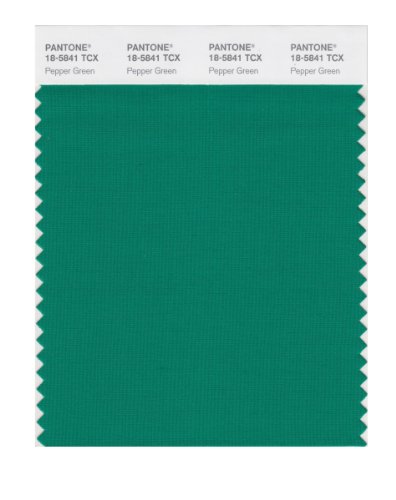 PANTONE Smart 18-5841X Color Swatch Card, Pepper Green