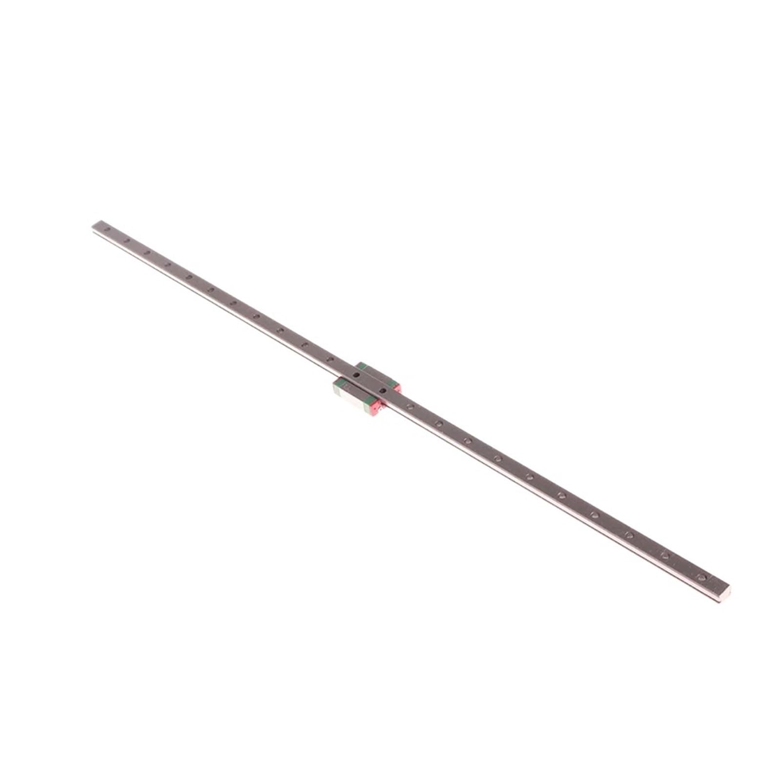 Linear Rail, Linear Sliding Gide 3D Printer MGN12 100/200/300/500/600mm Miniature Linear Rail Slide 1pc Linear Guide +1pc MGN12H Carriage(500mm)