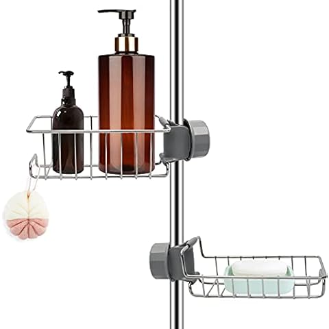 Rodivor No Drill Stainless Steel Shower Caddies Cover