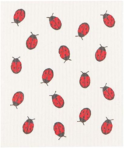 DANICA NOW DESIGNS Fly Away Ladybug Swedish Dish Cloth, 1 EA