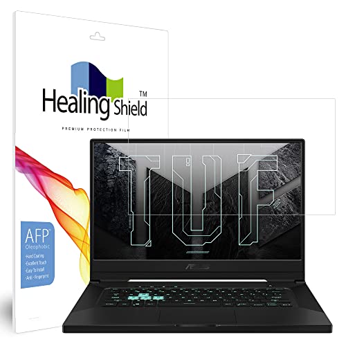 Muellery Healingshield �X�L���V�[���t���ی�t�B���� Screen Protector Oleophobic AFP Clear Film Compatible with ASUS TUF Dash F15 FX516 Grey PH