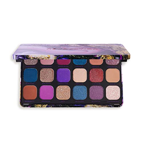 Image of Revolution Beauty London Forever Flawless,Eutopia,19 G Eyeshadows Palette| Long Wearing And Easily Blendable Eye Makeup With Shimmary & Matte Finish-19 G,Multi