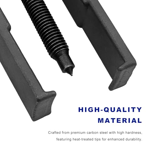 CCHRN 4" 2-Jaw Gear Puller, Two Jaw Adjustable Bearing Gear Puller Remover Hand Tool Kit, Two Legs Carbon Steel Pulley Remover Separate Lifting Device for Motorcycle Car Auto by CCHRN - Used condition - Image 3