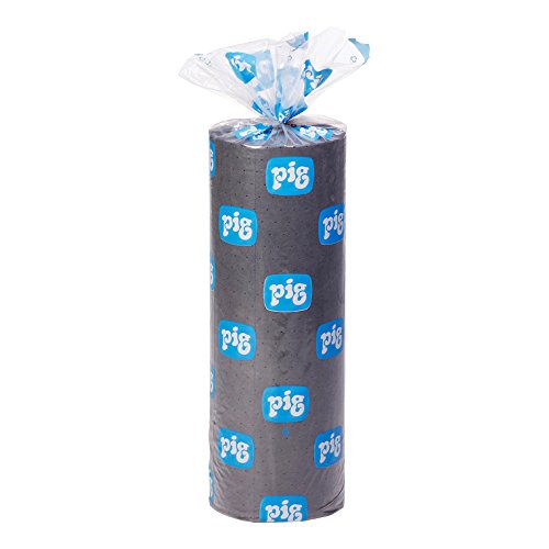 Image of PIG Absorbent Mat Roll | 30 inch W x 150' L | Lightweight Mat Roll | Absorbs up to 20.1 Gallons per Roll | MAT137