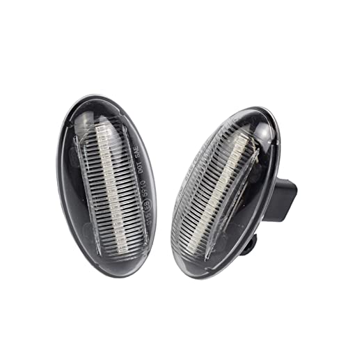 dzstnbhd Per Citroen C1 C2 C3 C5 Indicatore Di Direzione Dinamico Indicatore Di Direzione Laterale Dell'acqua Lampeggianti Laterali Dinamici(Dynamic Crystal Type)