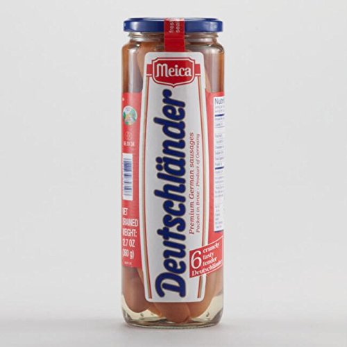 Meica Deutschlander German Sausages, Premium, 12.7 Ounce (Pack of 2)