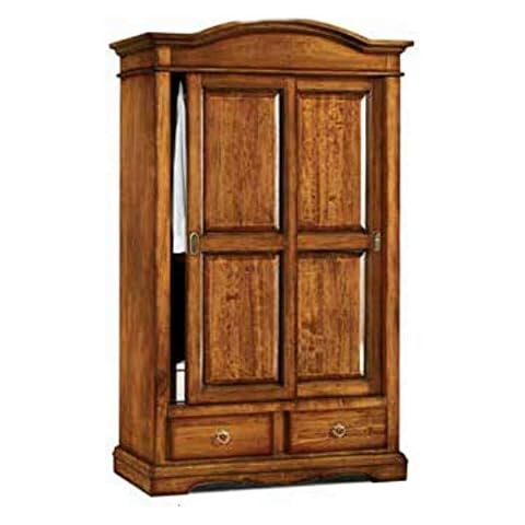 Armario Ropero Grande de Madera Nogal Cover