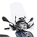 7057A A5615A|59 PARABREZZA VISIERA SCHERMO CUPOLINO PARAVENTO + ATTACCHI GIVI COMPATIBILE CON PIAGGIO MEDLEY 125 150 2020 MOTO SCOOTER