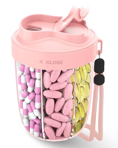 Large Pill Organizer,Supplement Organizer for 7...