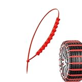 Snow Chains for Car Tires,Universal Universal Traction Cable Tie - Anti-Slip Truck Tire Chains - for Drivers Men Adults Car Vehicle Motorcycle Automotive Wheel Travel Outdoor Winter Rain Road