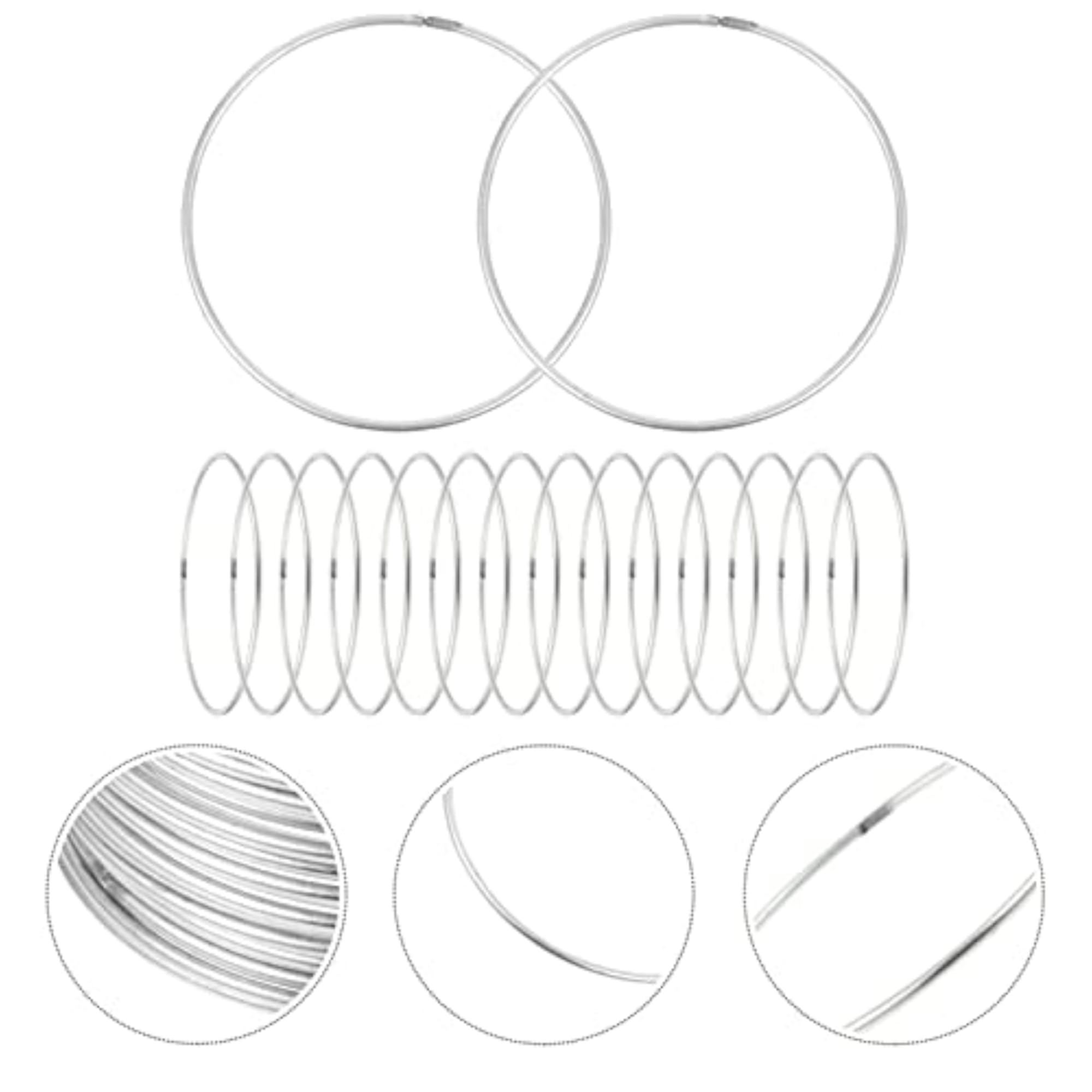 30pcs Dream Catcher Metal for Crafts, Unfinished Decorations