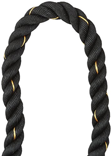 Amazon Basics 1.5 Inch Heavy Exercise Training Workout Battle Rope - 344 x 1.5 Inch, Black