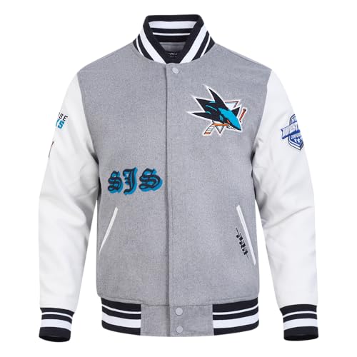 Image of Pro Standard Mens NHL Old English Varsity Jacket