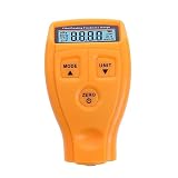 MUCKLILY Beschichtungsmessgerät Gm200 Digital Mikrometer für Fahrzeugdicke Gelb Abs Material mit Lcd Display Eisen und Aluminium Basis für Metallmaschinenbau und Fertigungsunternehmen