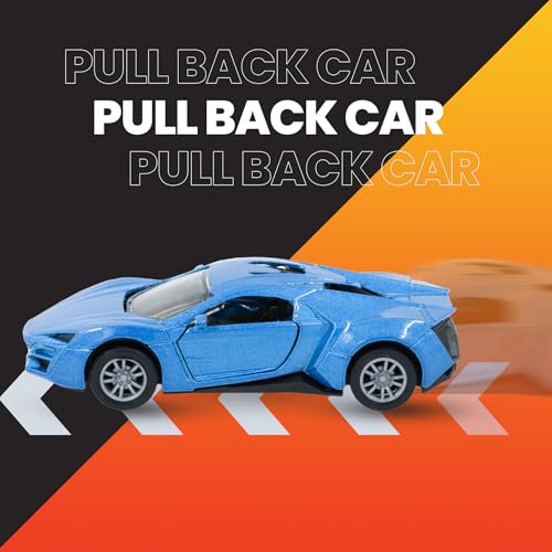 Image of GENIE'S TOY BUS 1:32 Scale Pullback Die Cast Sports Car I Premium Alloy Metal Diecast Sports Car I Diecast Metal Pullback for 3+ Year Kids
