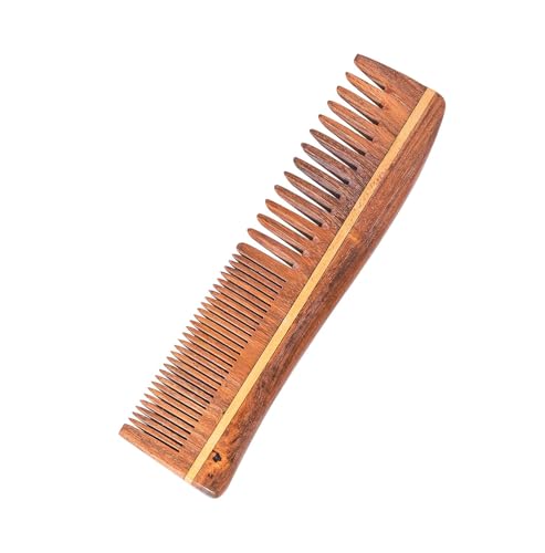 Peine de Madera Natural de Neem TECHSUPREME miniatura 2