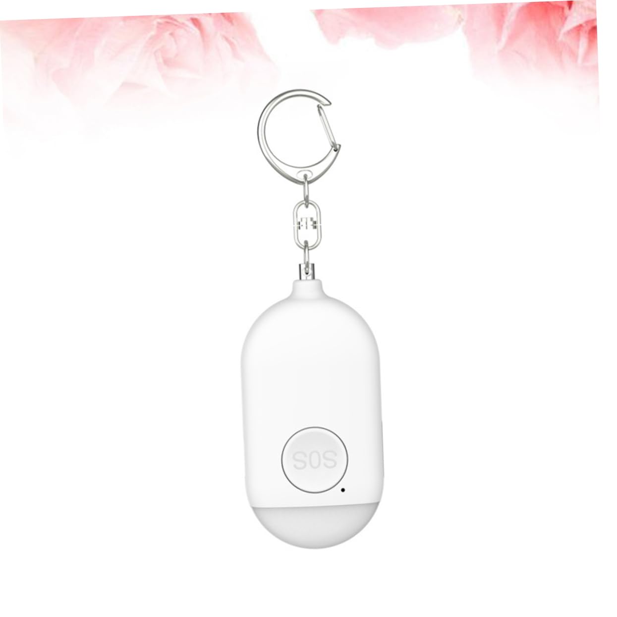 Hemobllo 3pièces Alarme De Sécurité Portable pour Femmes Dispositif Alerte Urgence Compact Et Léger pour Jogging Et Déplacements Nocturnes Facile à Utiliser Transporter Blanc