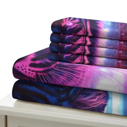 Crané ensemble de lit microfibre douce pour lit super king facile à border - 6