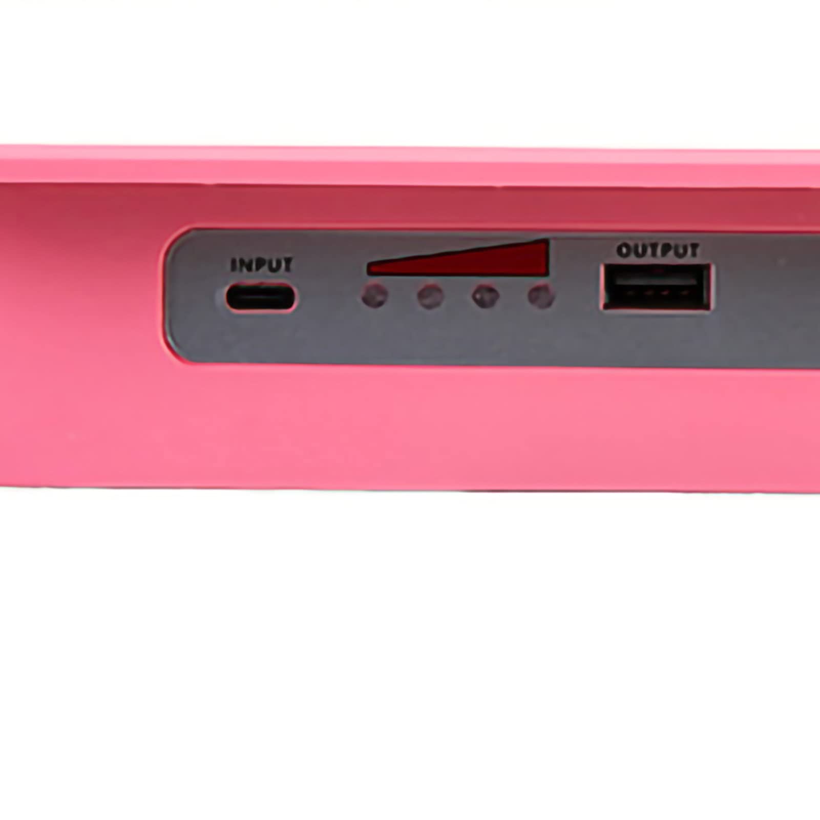 Lanterna da campeggio con maniglia, luce di emergenza, energia solare, lanterna a 5 livelli, 500 W, 8800 MA (rosa)