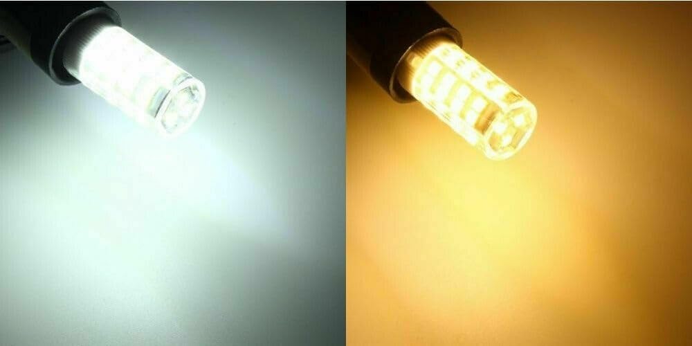 HHF Illuminazione domestica, Confezione da 30, Lampadina LED a Mais AC220V G4/G9/E14 Mini Lampada in Ceramica SMD2835 33/51/75 Lampada LED in Cristallo(Warm White,G4 51LED)