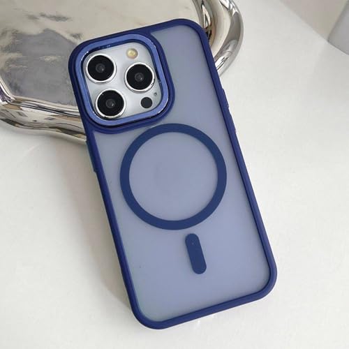 Coque de téléphone magnétique anti-traces pour chargement sans fil iPhone 12