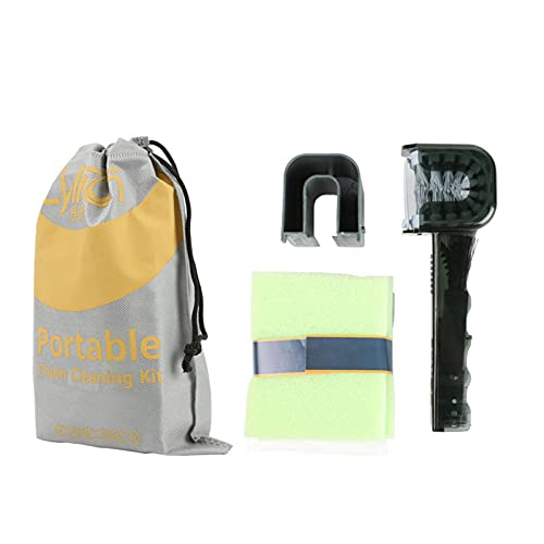 Preisvergleich Produktbild Luckxing Fahrradketten Reinigungsbürsten Set Schmutzbürste Reiten Reinigung Fahrrad Clean Brush Kit, Schnallendesign, kompakte Mehrfachfunktionen