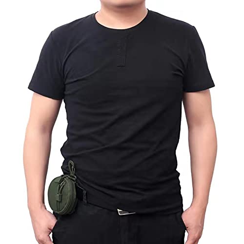 Coin Purchase Keychain, Professional Molle Pouch Accessories For Men, Small Round Coin Holder Pouch As Wallet, Change Purse, Edc Pouches. (Green) #TOP5