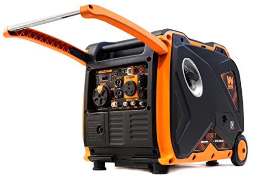 WEN 56400iX 4000-Watt Inverter Generator with Fuel Shut-Off and CO Shutdown Sensor, Black - Image 3