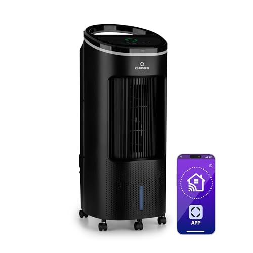 Klarstein Rafraichisseur d'Air 4 en 1, Climatiseur Portable Smart APP Mobile, Humidificateur,...