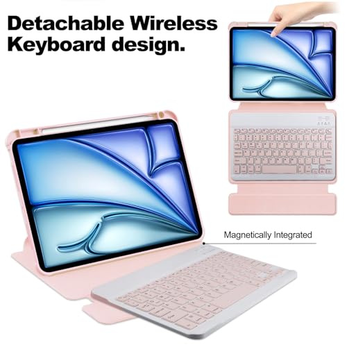 Clavier iPad Pro 12.9 amovible rose résout le manque de flexibilité - 2