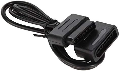 Vista 6 de 2unidades 6ft18m SNES Controller Extension Cable for Retro-Bit Super Nintendo SNES Controller