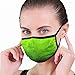 Produktbild Green Yellow Cloud Smoke Black Isolated Abstract Face Mask,Fashion Anti-Dust Bape Half Face Mouth Mask for Boys and Girls