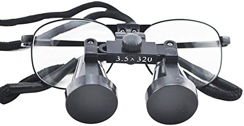 Careshine High-end Luxury Dental Metal Surgical Medical Binocular Loupes 3.5X 320mm Optical+ Carry bag