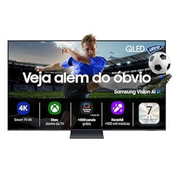 Samsung Vision AI TV 50" QLED Ultra 4K Q8F 2025, Pontos Quânticos, Processador com AI, Xbox Cloud Gaming