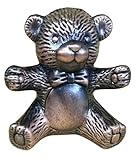 Saddle Mountain Souvenir Teddy Bear Die Cast Metal Collectible Pencil Sharpener, Bronze
