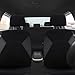 Custom Accessories 3-Piece Wetsuit Seat Covers, Seat Covers for Cars, Trucks, SUVs — Black