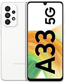 Samsung Galaxy A33 5G Mobile Phone SIM Free Android Smartphone 128 GB White