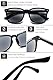 VEVESMUNDO Lesebrille mit Sonnenschutz Getönt Lesehilfe Sehhilfe Sonnenbrille Sonnenlesebrille mit sehstärke Damen Herren (+1.5, 1 Stück Hell Schwarz Sonnenlesebrille)