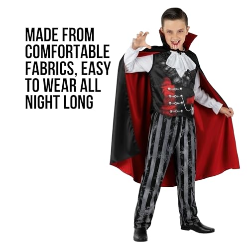Disfraz de Vampiro para Niños 4-6 Años miniatura 4