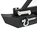 KUAFU Rear Bumper Compatible with 2007-2018 Jeep Wrangler JK with Lockable Tire Carrier 2