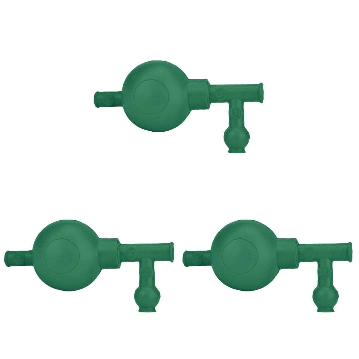 Baluue 3pcs Rubber Pipette Filler Valves Safe and Efficient Liquid Bulb for Laboratory Use Quantitative Filler for Accurate Measurements