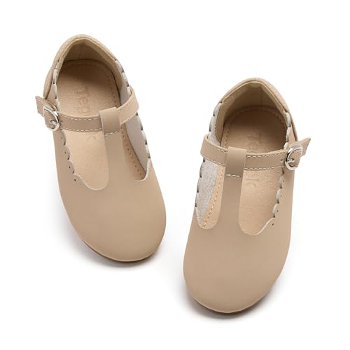 Girls Toddler Little Kid Mary Jane Flats T-Strap School Uniform Dress Shoes