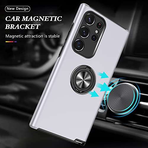 Capa Samsung Galaxy S23 Ultra Capinha com protetor de tela HD, capa de proteção à prova de choque co