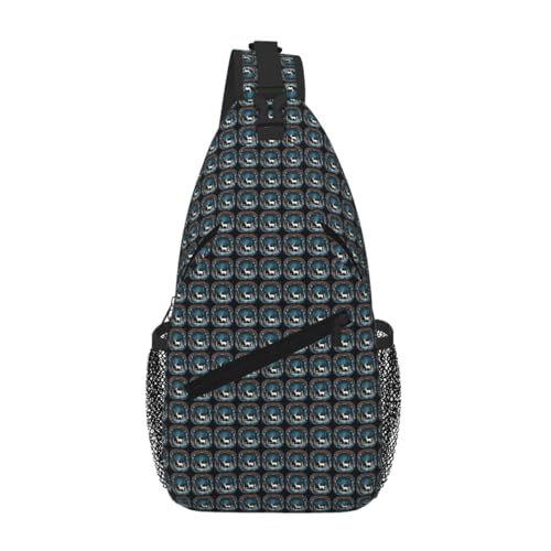 Bolsa de pecho cruzada compacta para evitar cargas pesadas en senderismo diario con árboles