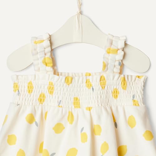 Image of Amazon Essentials x Sofia Grainge Baby Girls' Cotton Sleeveless Shirt and Shorts Play Set