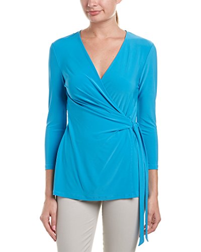 Anne Klein Women's Side Tie Wrap Top