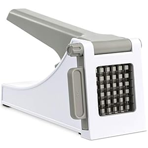 Potato chip cutter, easy-clean potato cutter with stainless steel blade, non-slip, for vegetable chips, perfect for potatoes, carrots, etc.