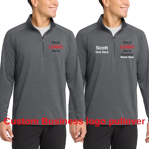 Custom Stretch 1/4-Zip Pullover (ST850) | Add Your Company Logo/Text | Performance Pullover for Business, Staff & Golf.2